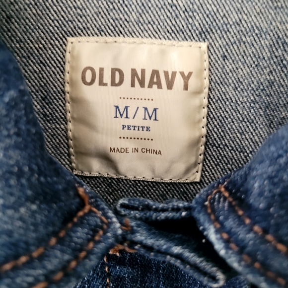 Petite M Old Navy Denim Jean Jacket - Picture 4 of 5